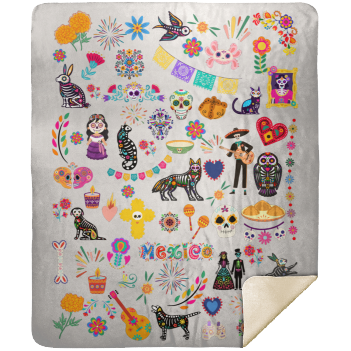 Eternal Fiesta Sherpa Blanket