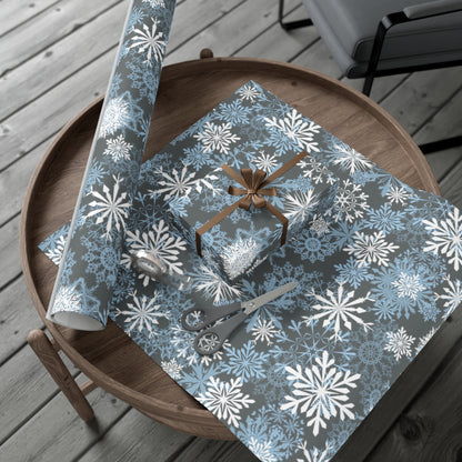 Snowflake Gift Wrap Paper