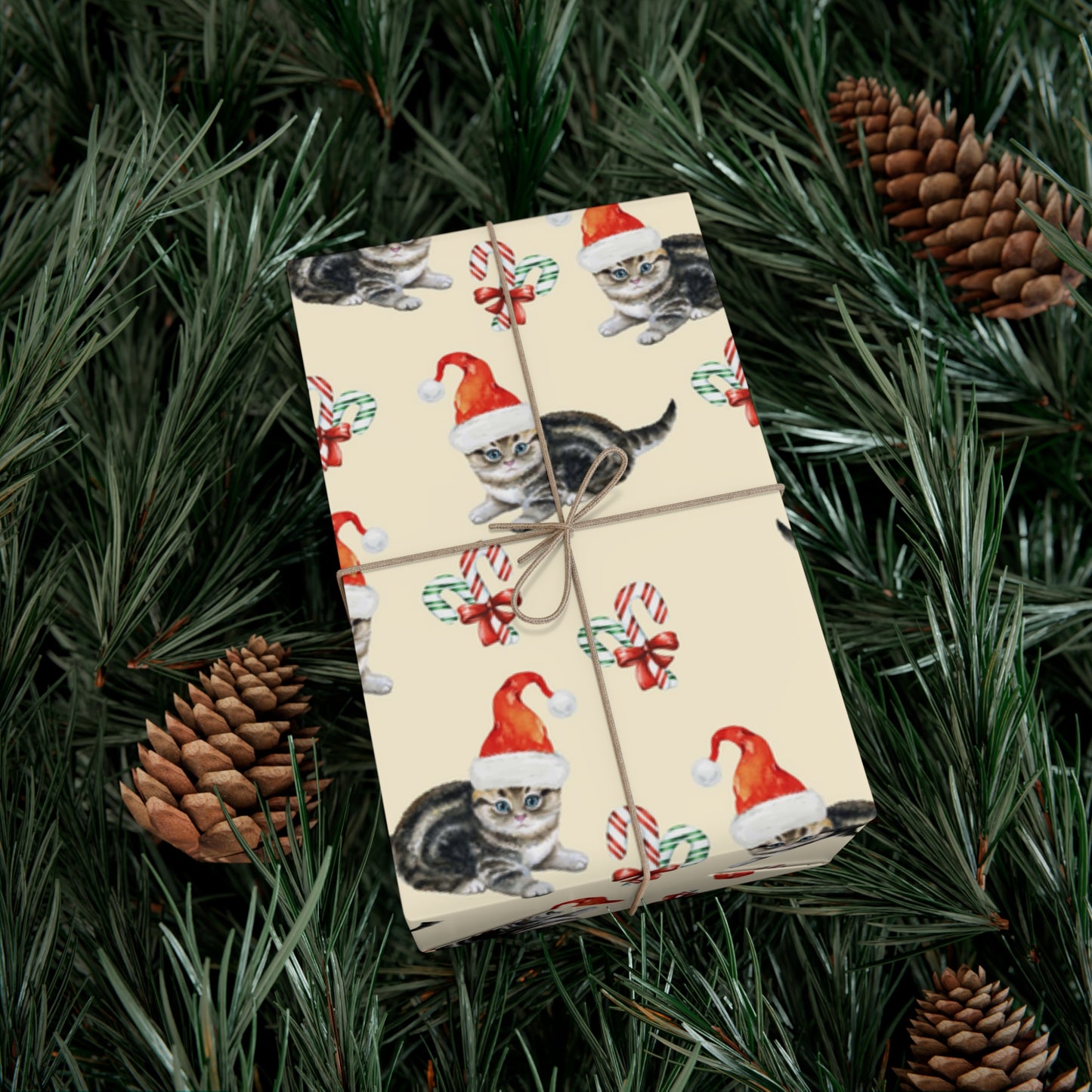 Merry Catsmas Gift Wrap Paper