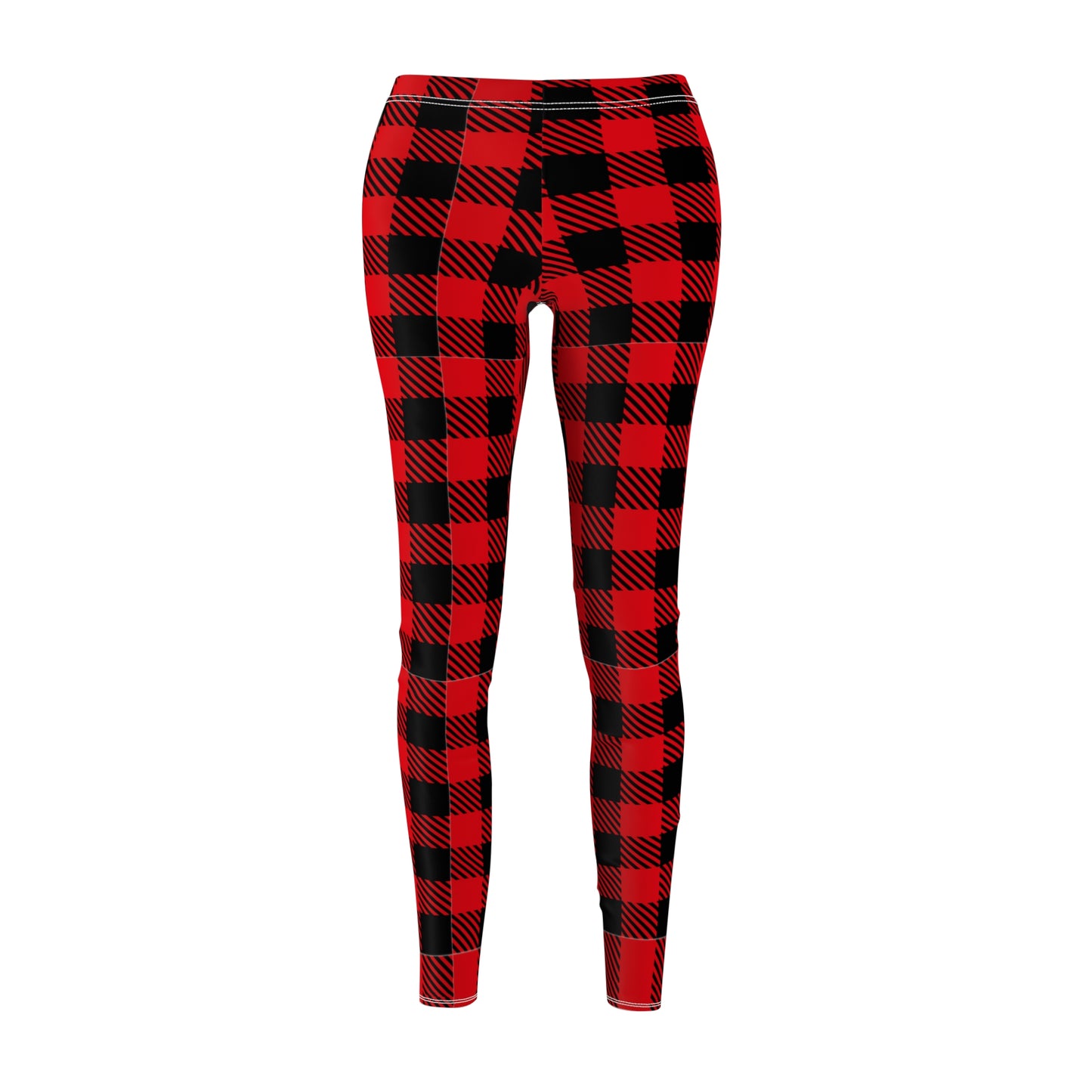 Buffalo Plaid Women's Casual Leggings