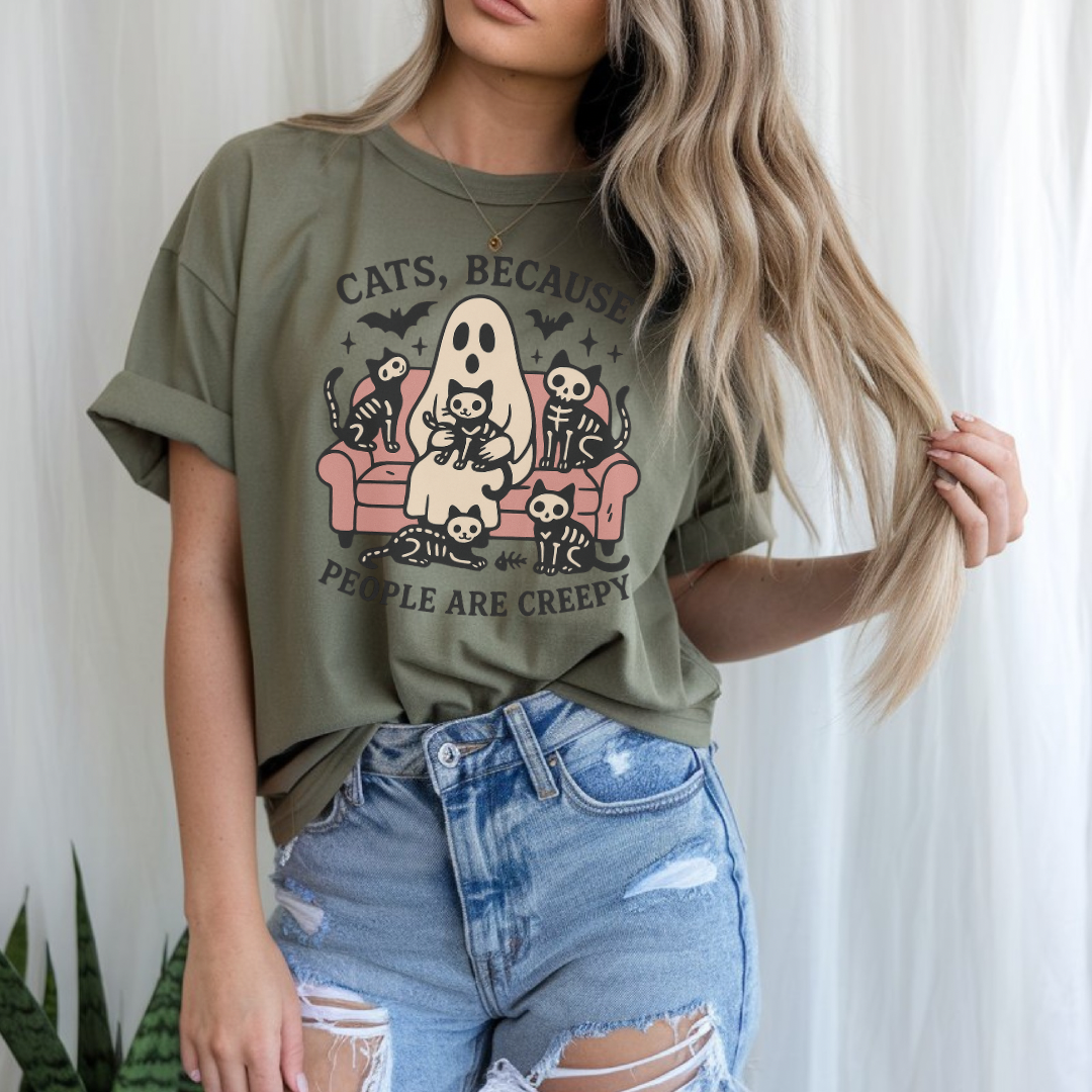 Halloween Ghost Design Tee