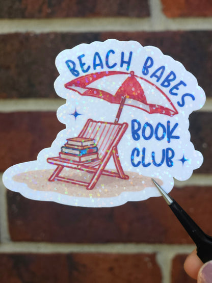Beach Babe Book Club Sticker