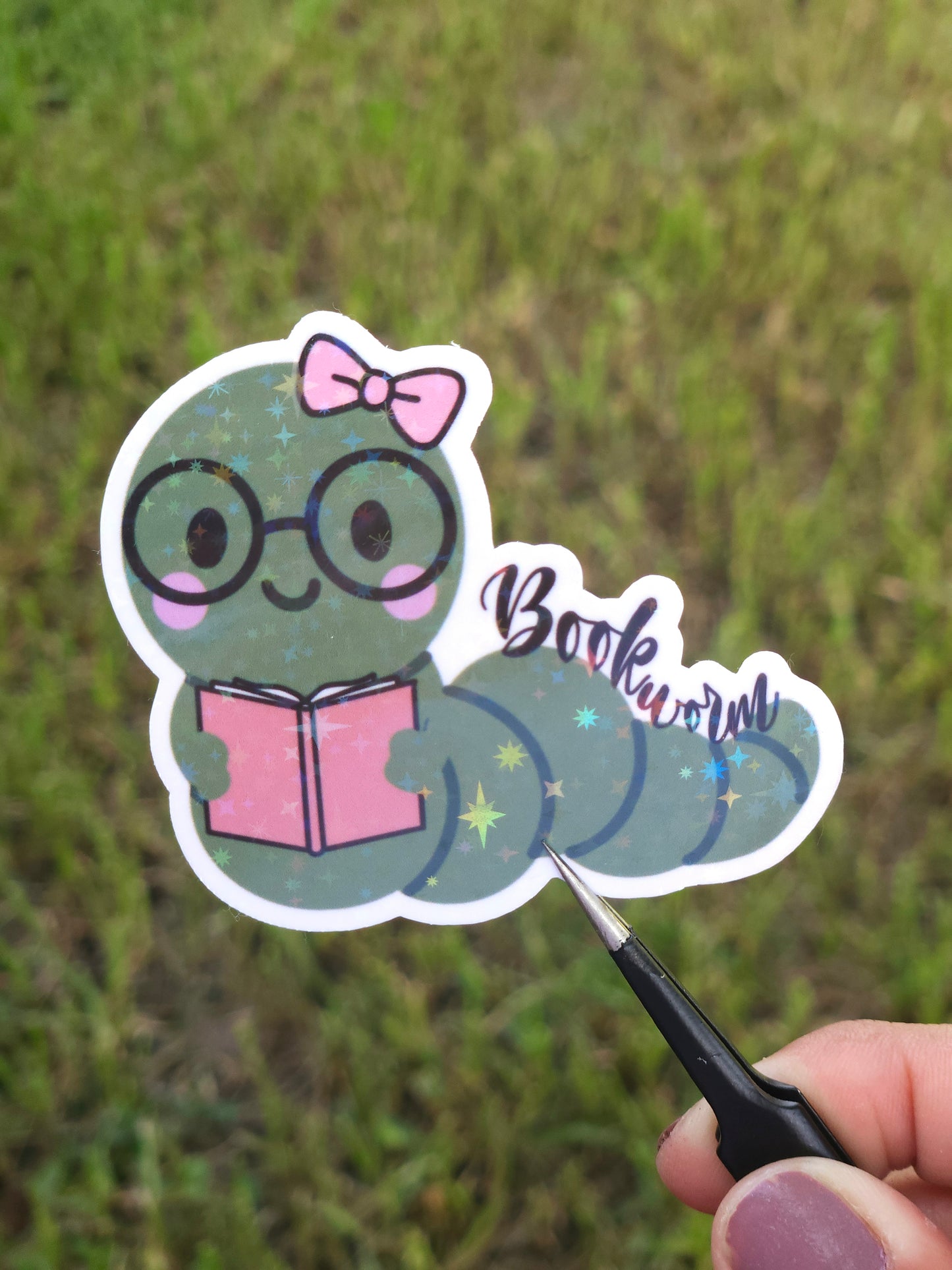 Bookworm Sticker