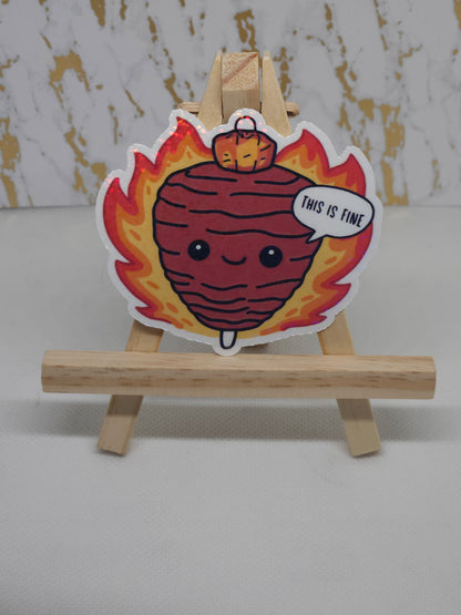 Trompo “This Is Fine” Sticker
