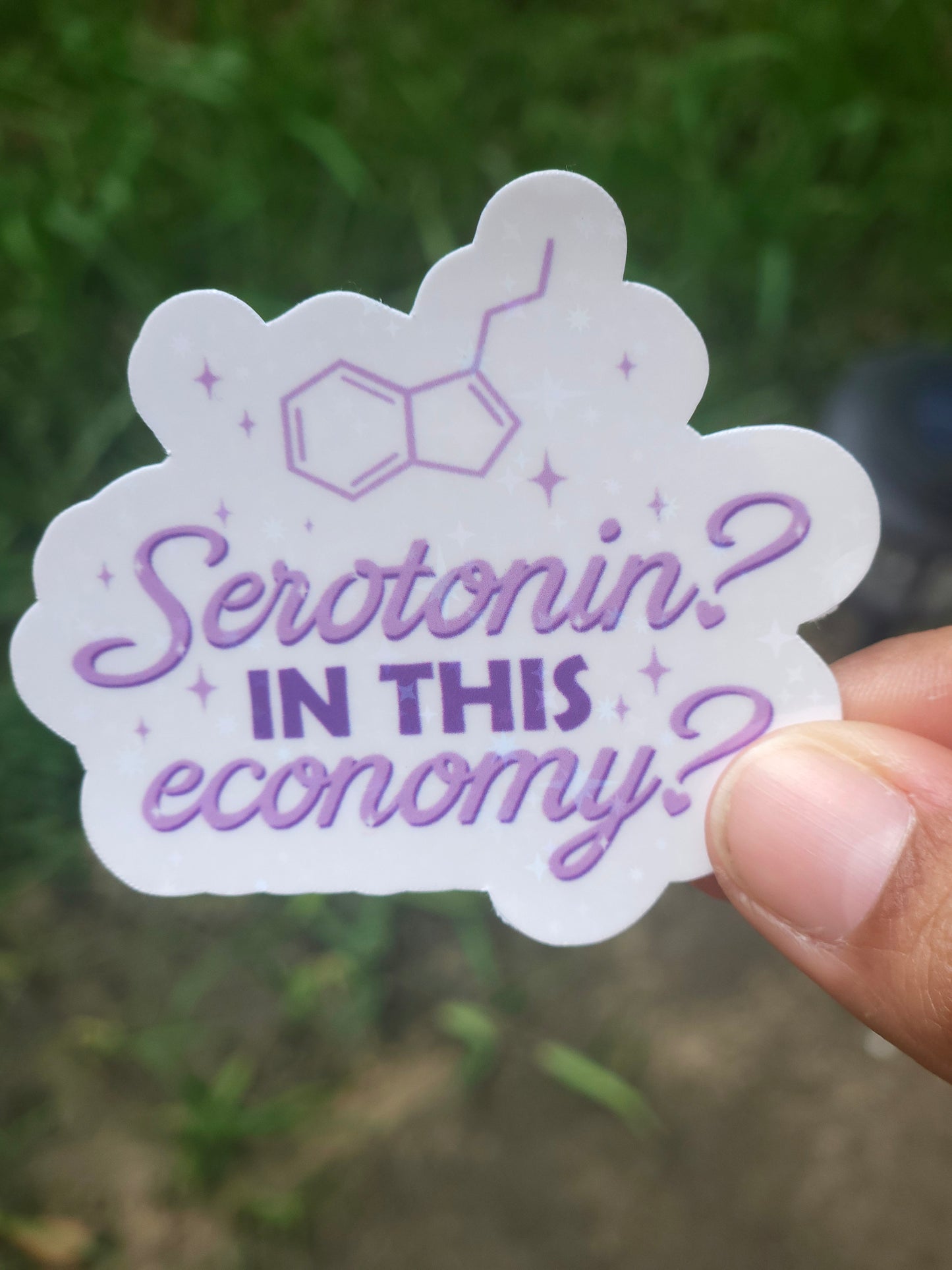Serotonin in This Economy Sticker