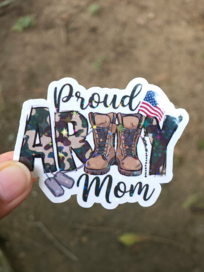 Proud Army Mom Sticker