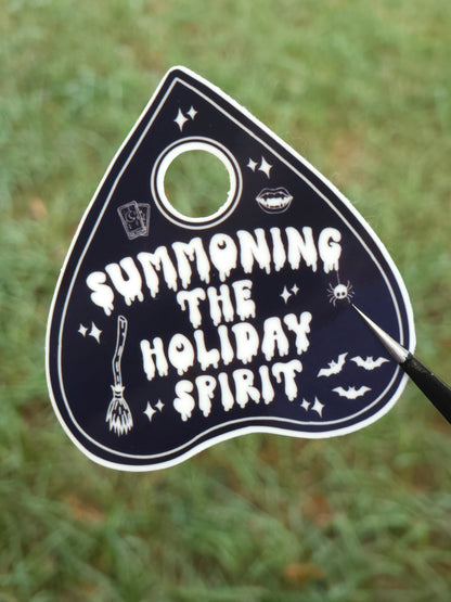 Summoning the Holiday Spirit Sticker