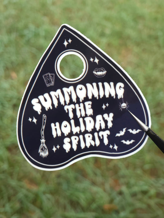 Summoning the Holiday Spirit Sticker