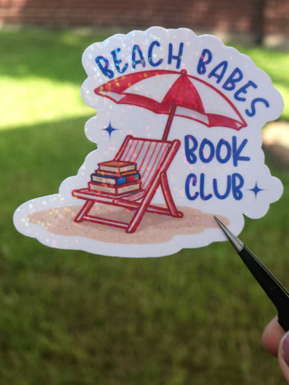 Beach Babe Book Club Sticker