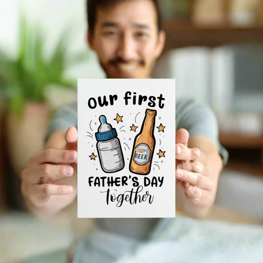 Our First Fathers Day Greeting Card