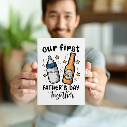 Our First Fathers Day Greeting Card