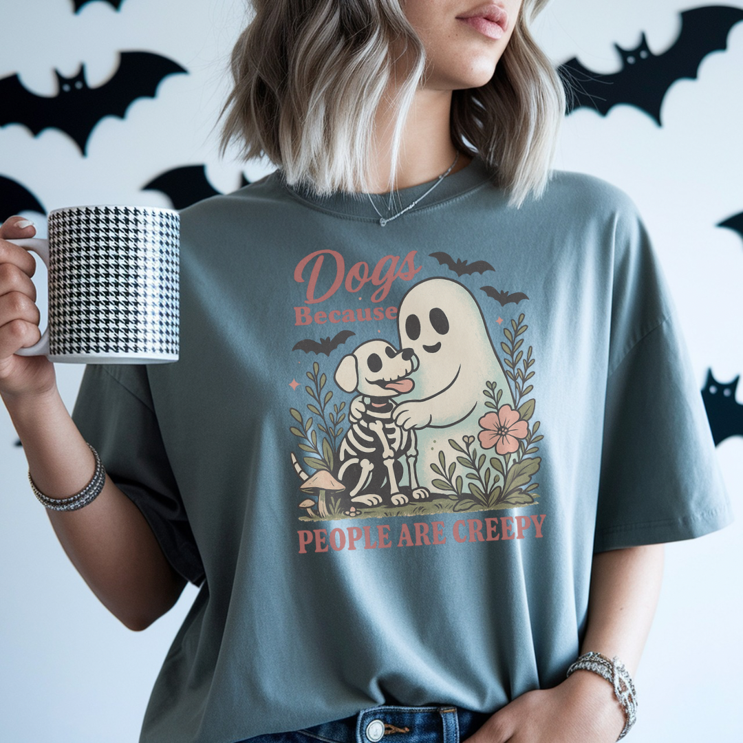 Spooky Ghost & Skeleton Shirt