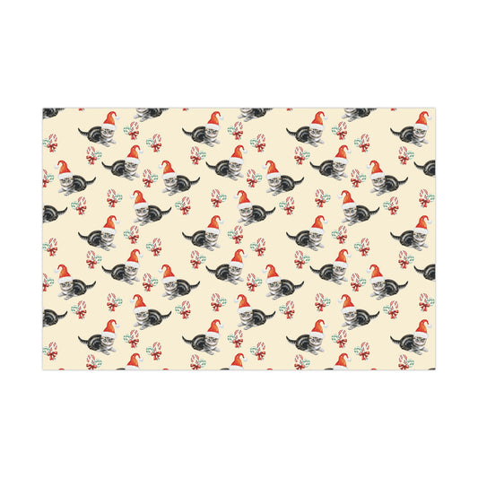 Merry Catsmas Gift Wrap Paper