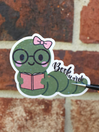 Bookworm Sticker