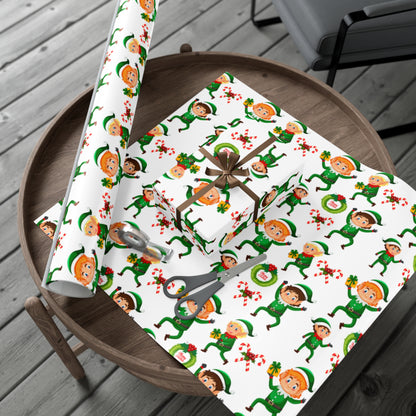 Elves on the Shelf Wrapping Paper