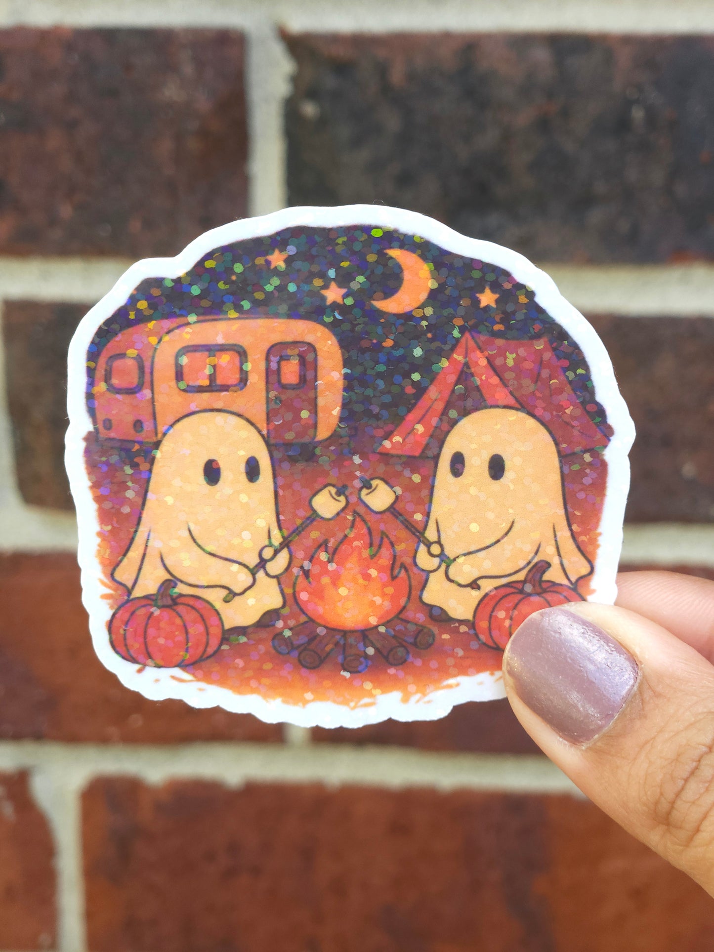 Summerween Ghost Sticker