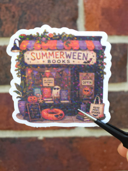 Summerween Bookstore Sticker