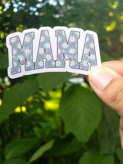 Mama Daisy Flower Sticker