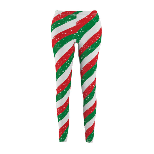 Candy Cane Women's Casual Leggings