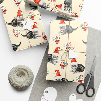Merry Catsmas Gift Wrap Paper