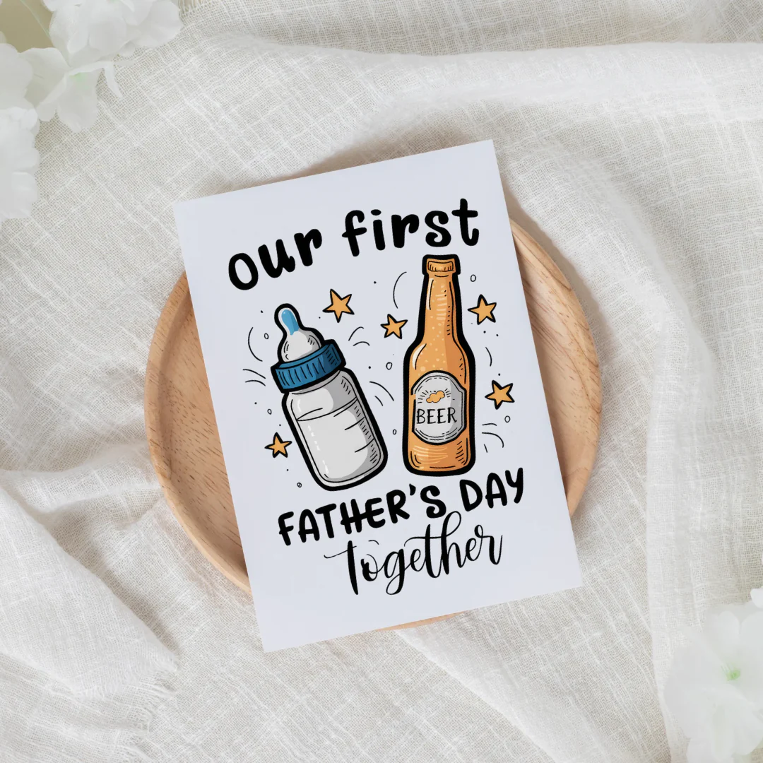 Our First Fathers Day Greeting Card