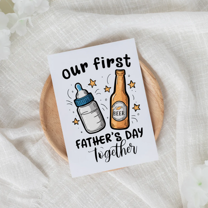 Our First Fathers Day Greeting Card