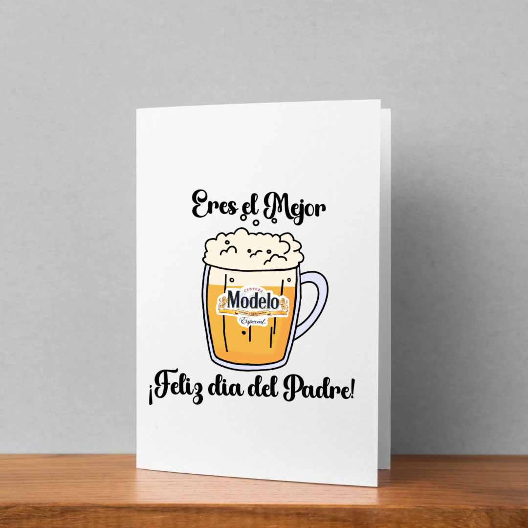 Para el Papá Modelo Greeting Card