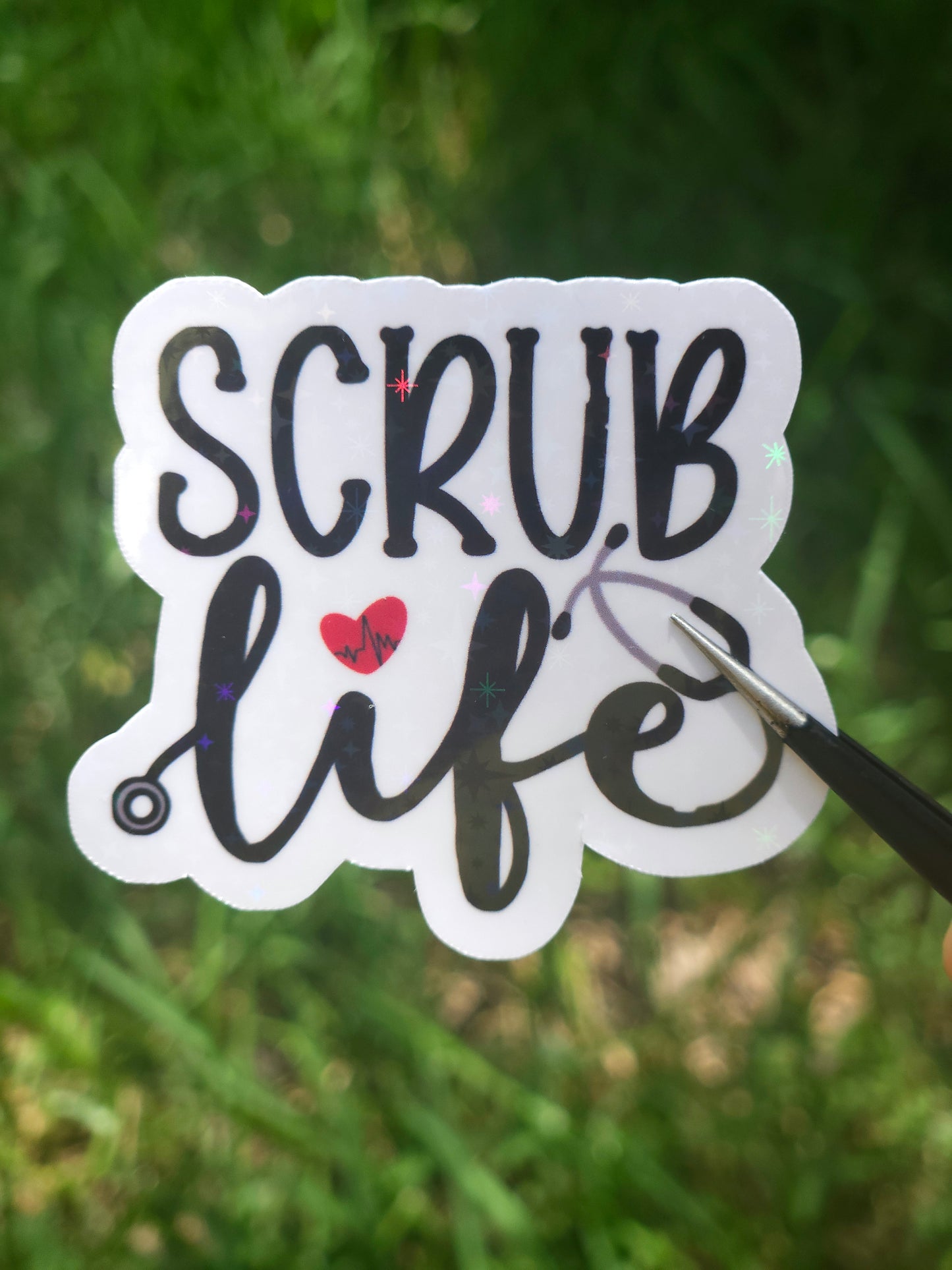 Scrub Life Sticker