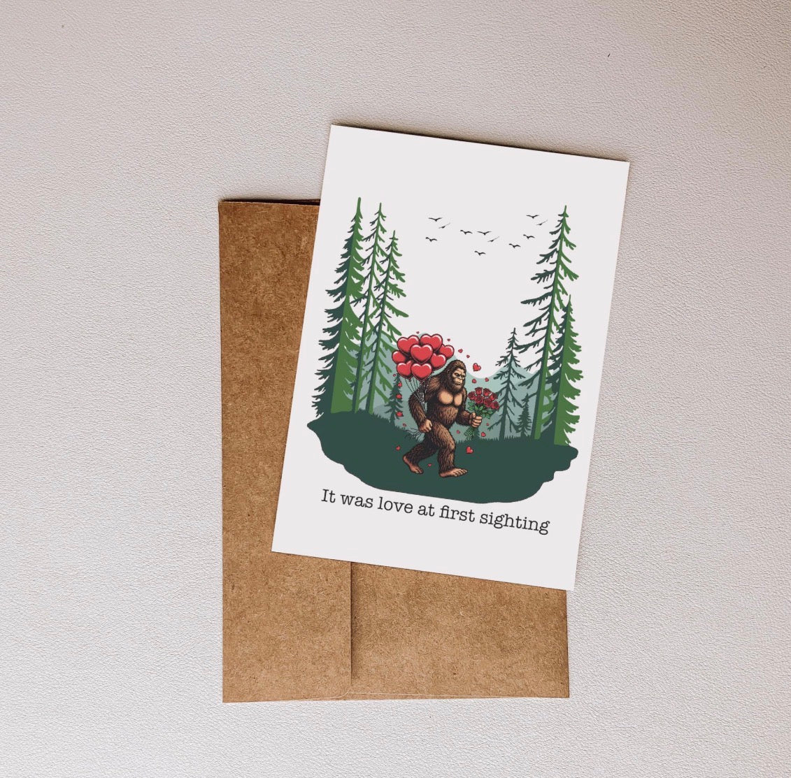 Love at First Glance – Mythical Forest Greeting Card