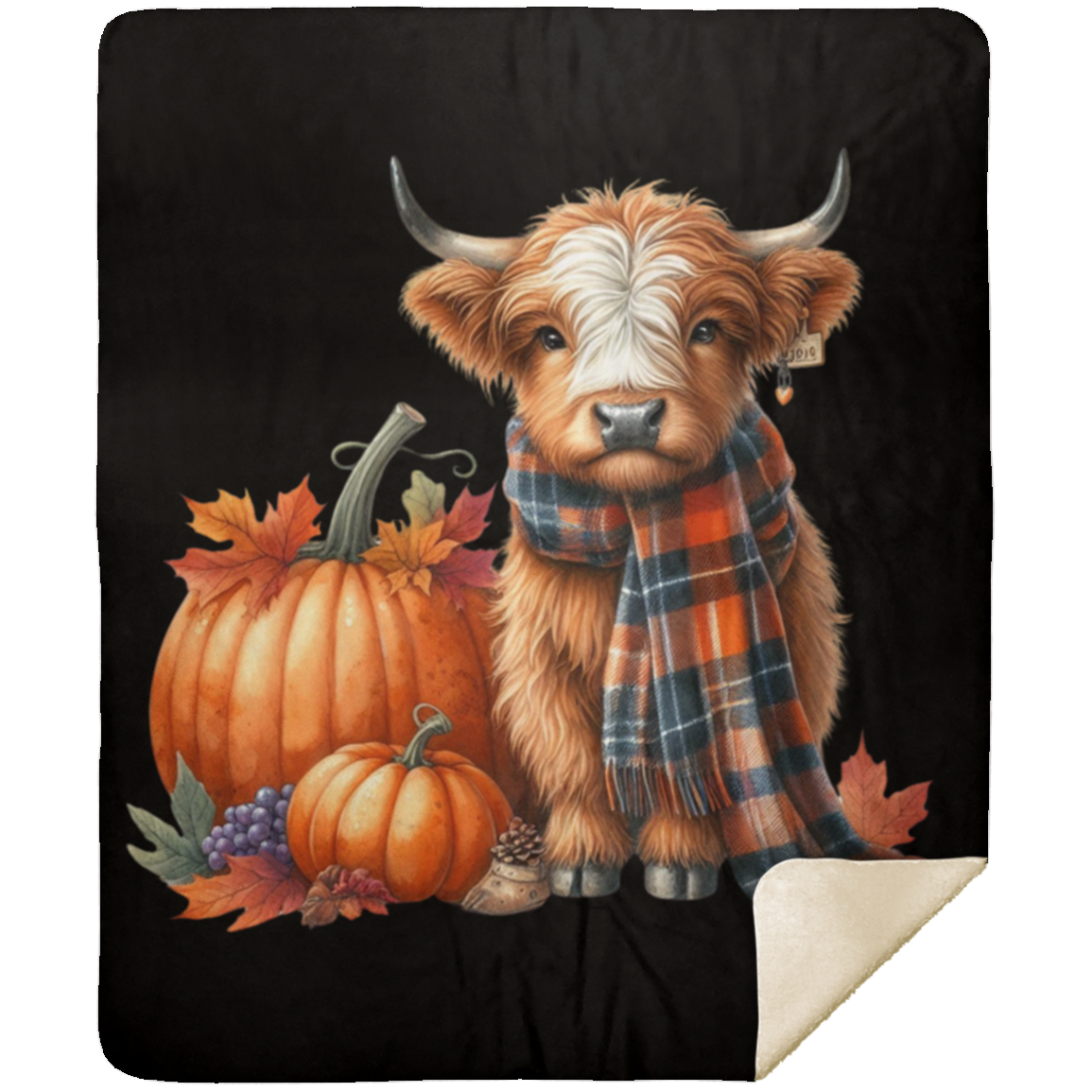 Autumn Highlander Sherpa Blanket