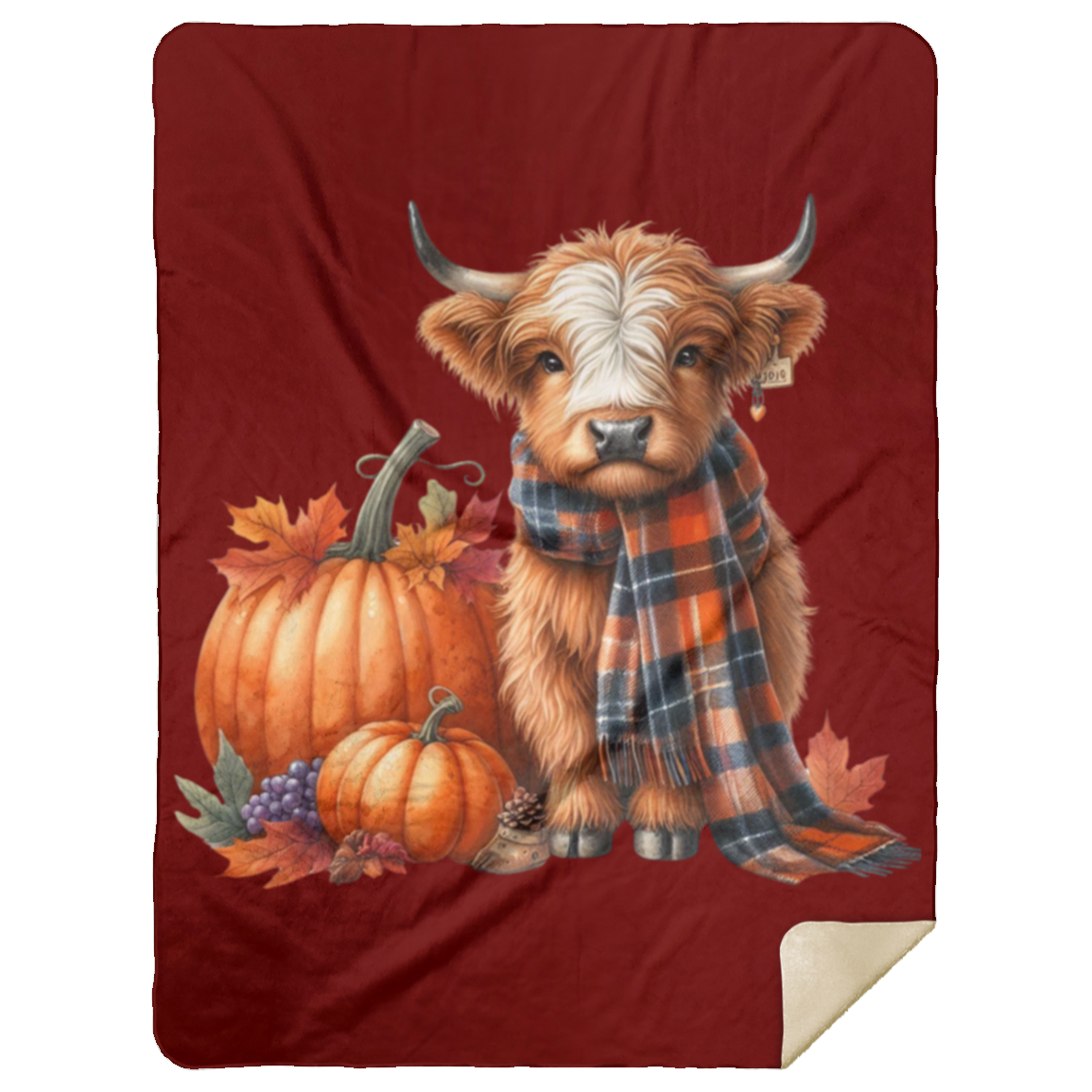 Autumn Highlander Sherpa Blanket