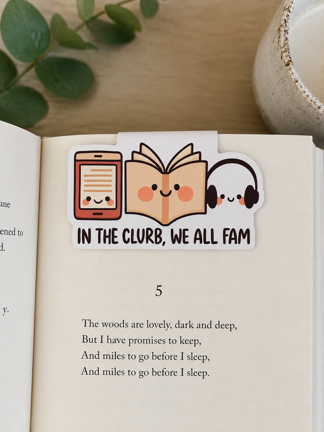 In the Clurb We All Fam Bookmark