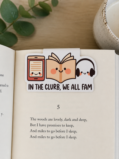In the Clurb We All Fam Bookmark
