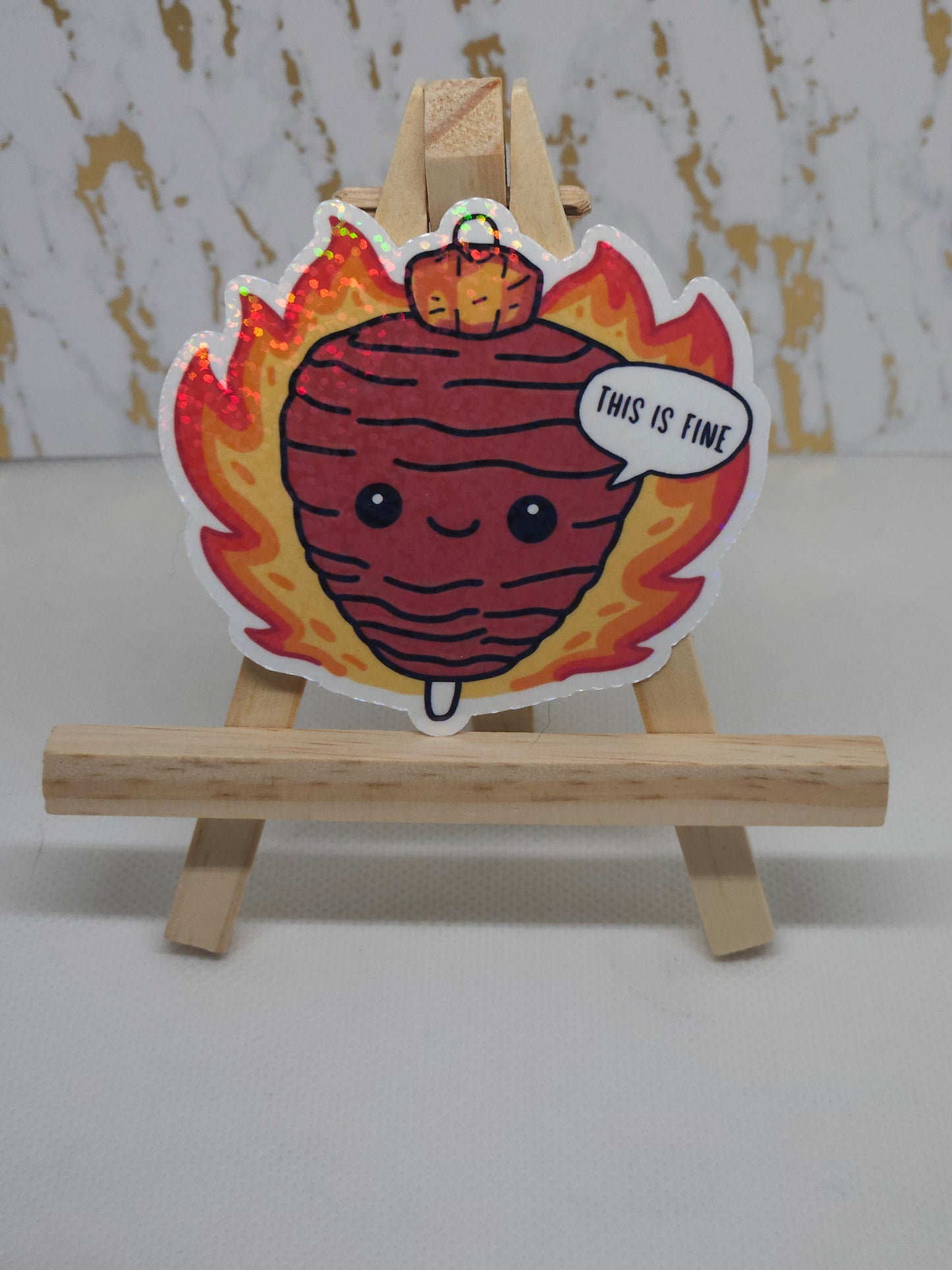 Trompo “This Is Fine” Sticker