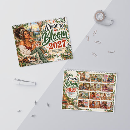 Boho Woman Inspirational Quotes Wall Calendar