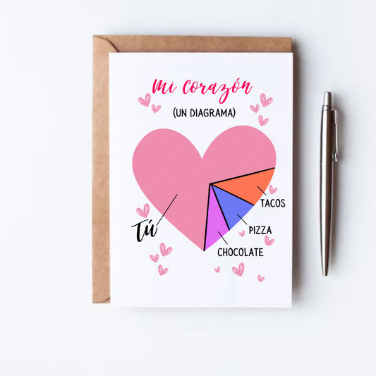 Mi Corazón Greeting Card