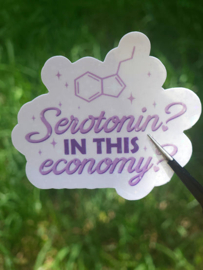 Serotonin in This Economy Sticker