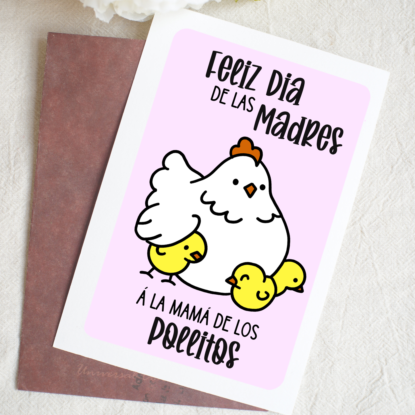 Mamá de los Pollitos Card