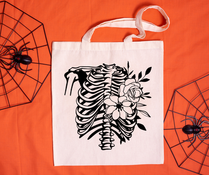 Blossom & Bones Tote Bag