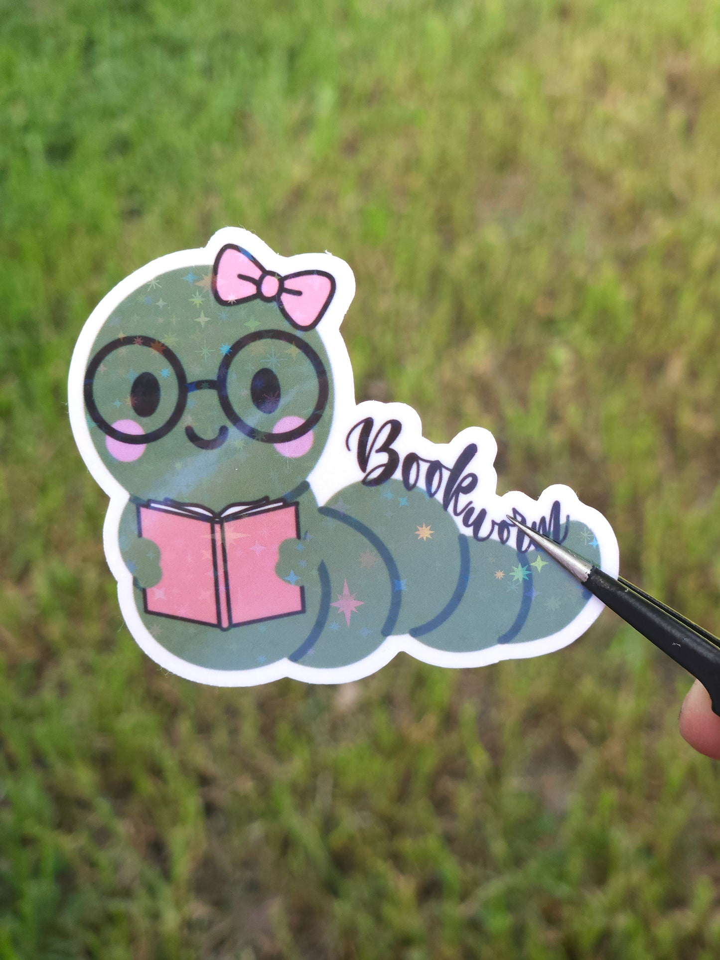 Bookworm Sticker