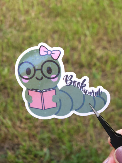 Bookworm Sticker