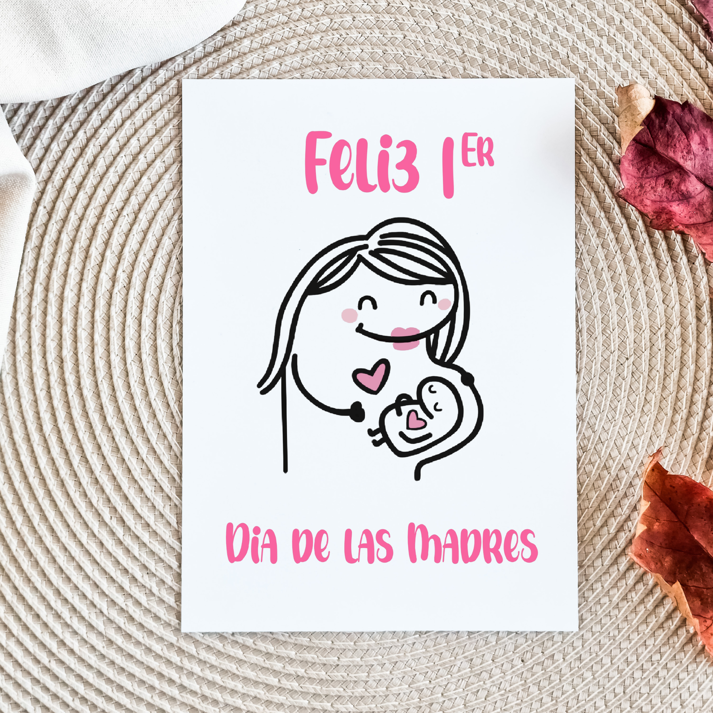 1er Día de las Madres Greeting Card