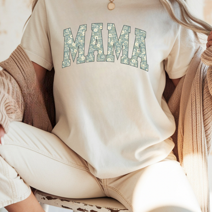 MAMA Floral Varsity Shirt
