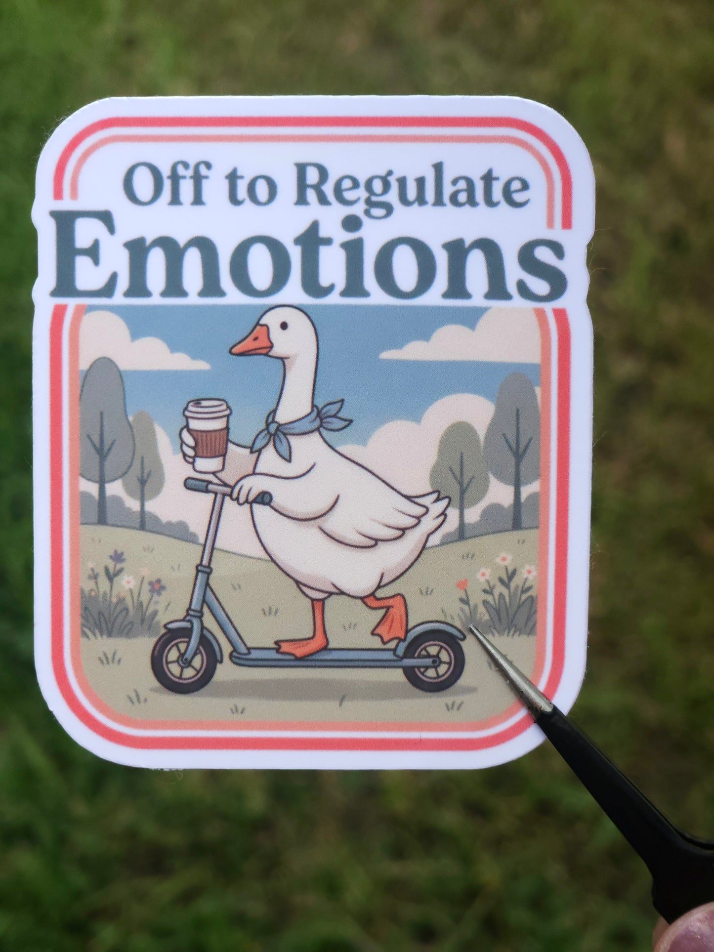 Of to Regulate My Emotions Sticker