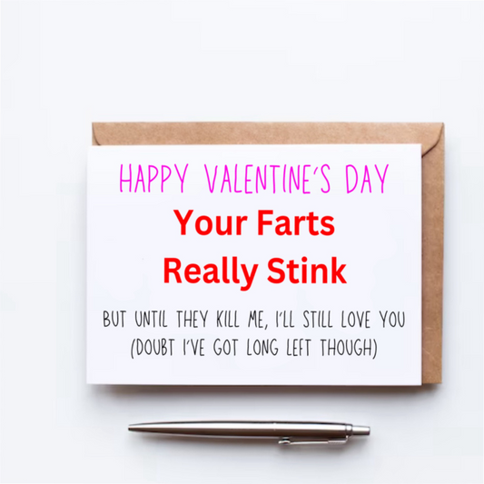 You Farts Really Stink Greeting Card