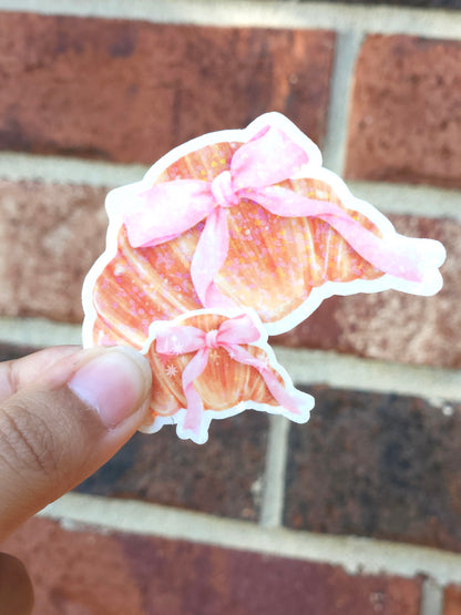 Coquette Croissant Sticker