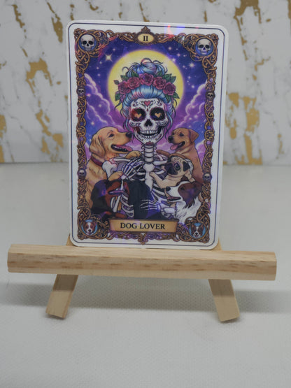 Dog Lover Tarot Card Stick