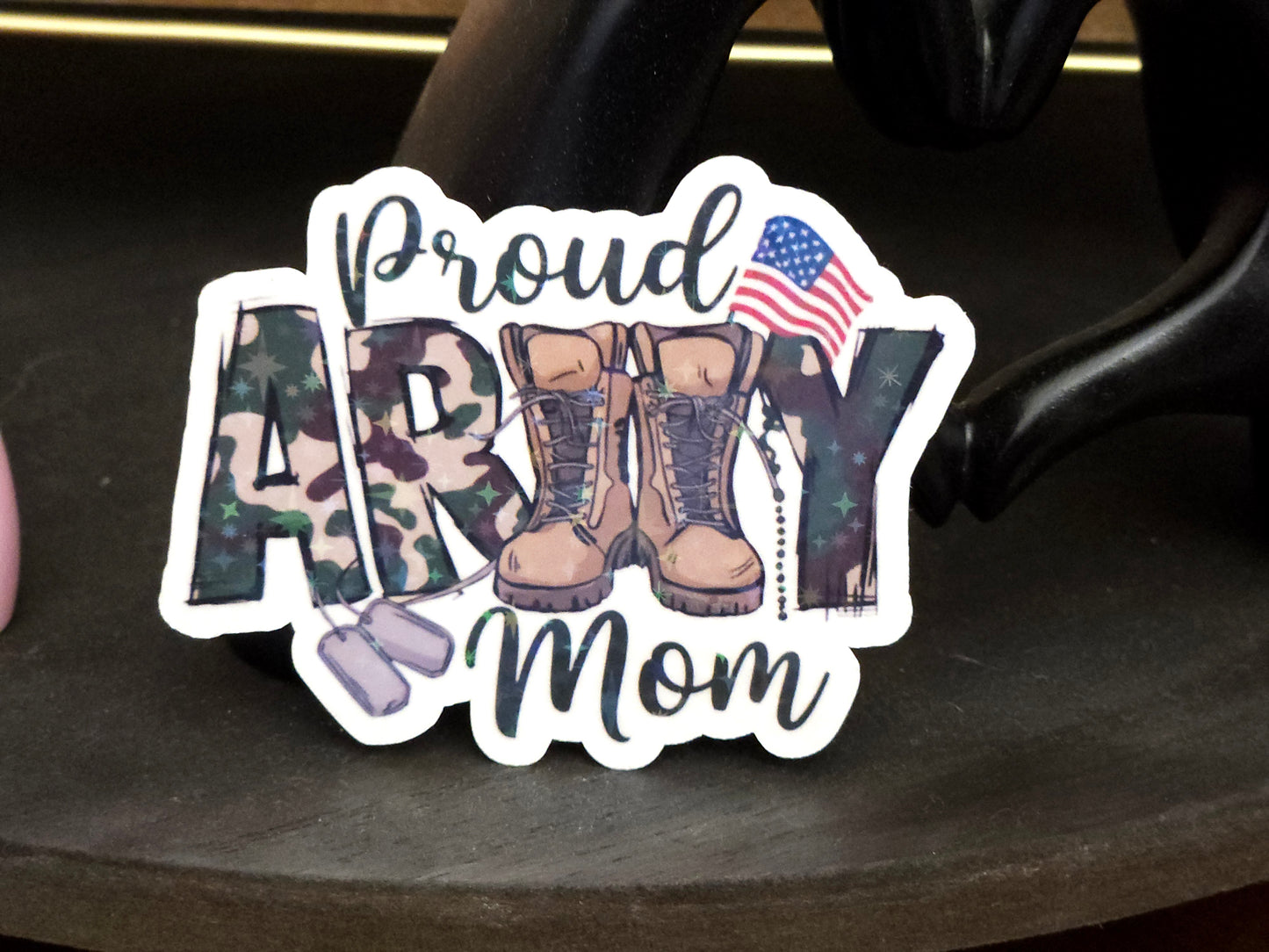 Proud Army Mom Sticker