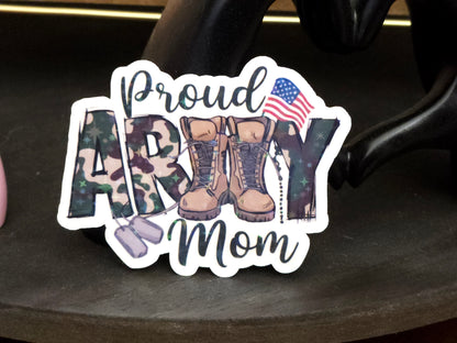 Proud Army Mom Sticker