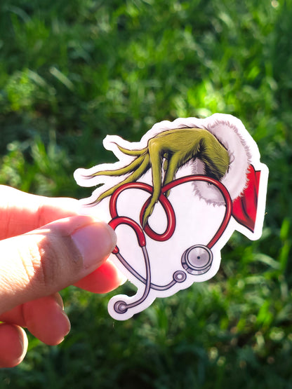 Holiday Nurse Sticker